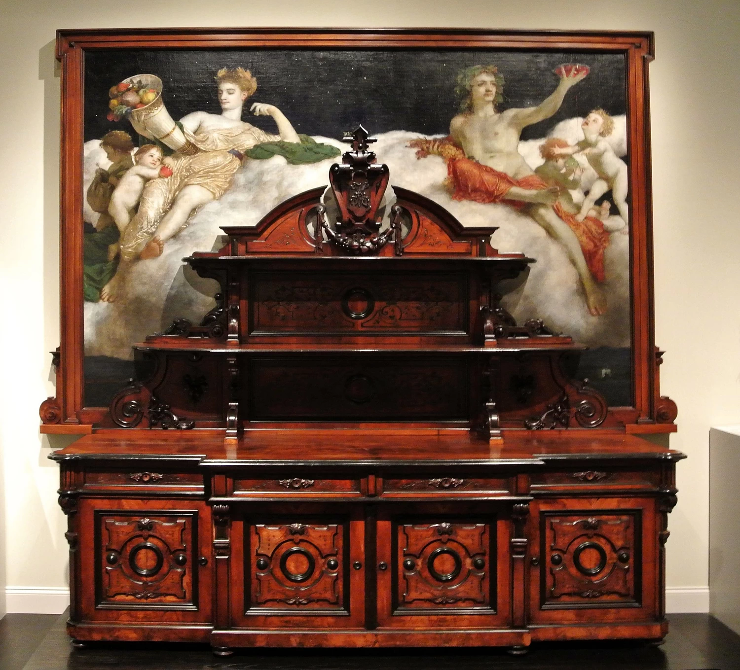 Credenza con dipinto di Cerere e Bacco - Los Angeles County Museum of Art